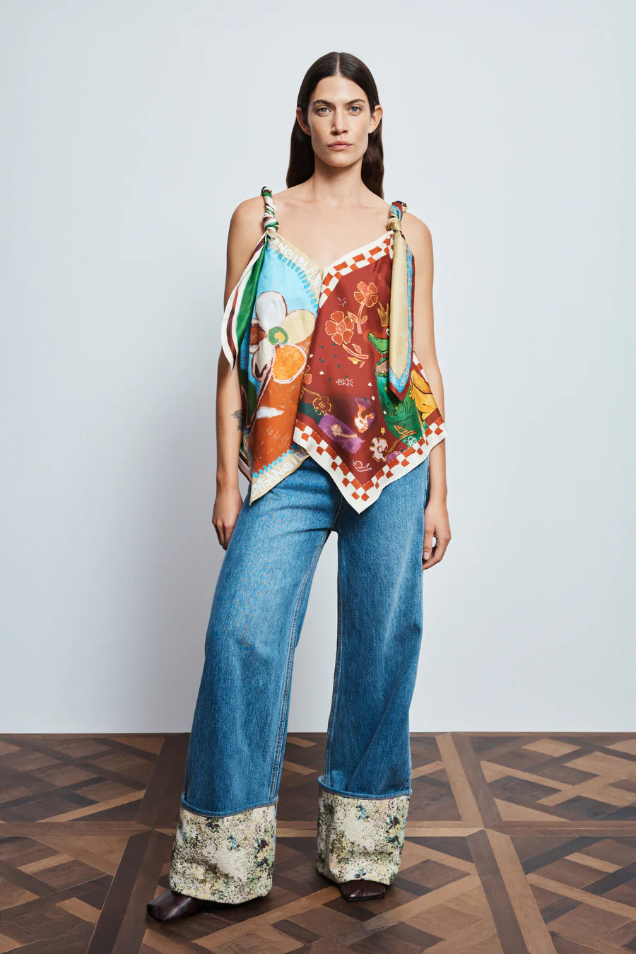 Mlak Silk Top Multi
