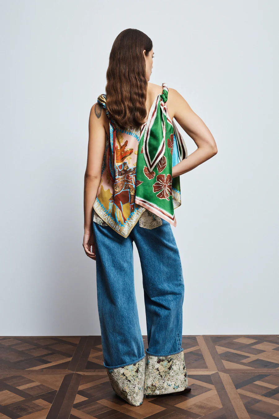 Mlak Silk Top Multi - Image 3