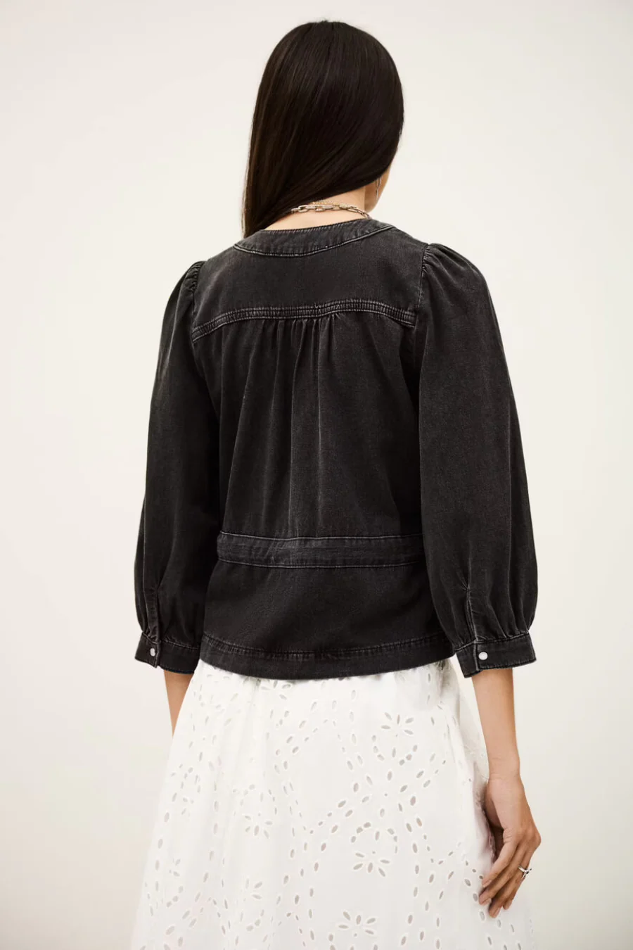 Mlavina Wrap Top Blackstone - Image 2