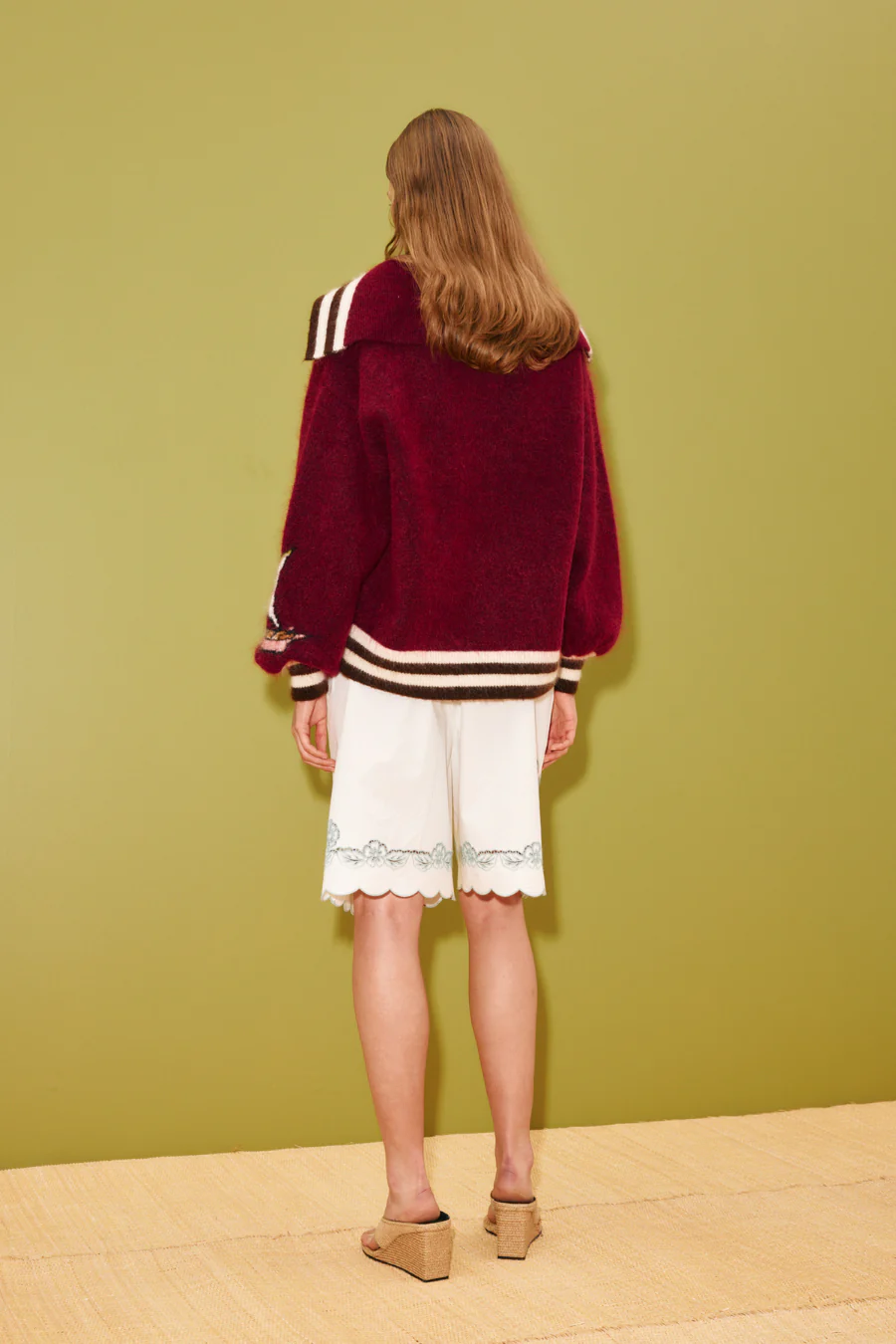 Mokshini Zip Up Cardigan Chocolate - Image 2