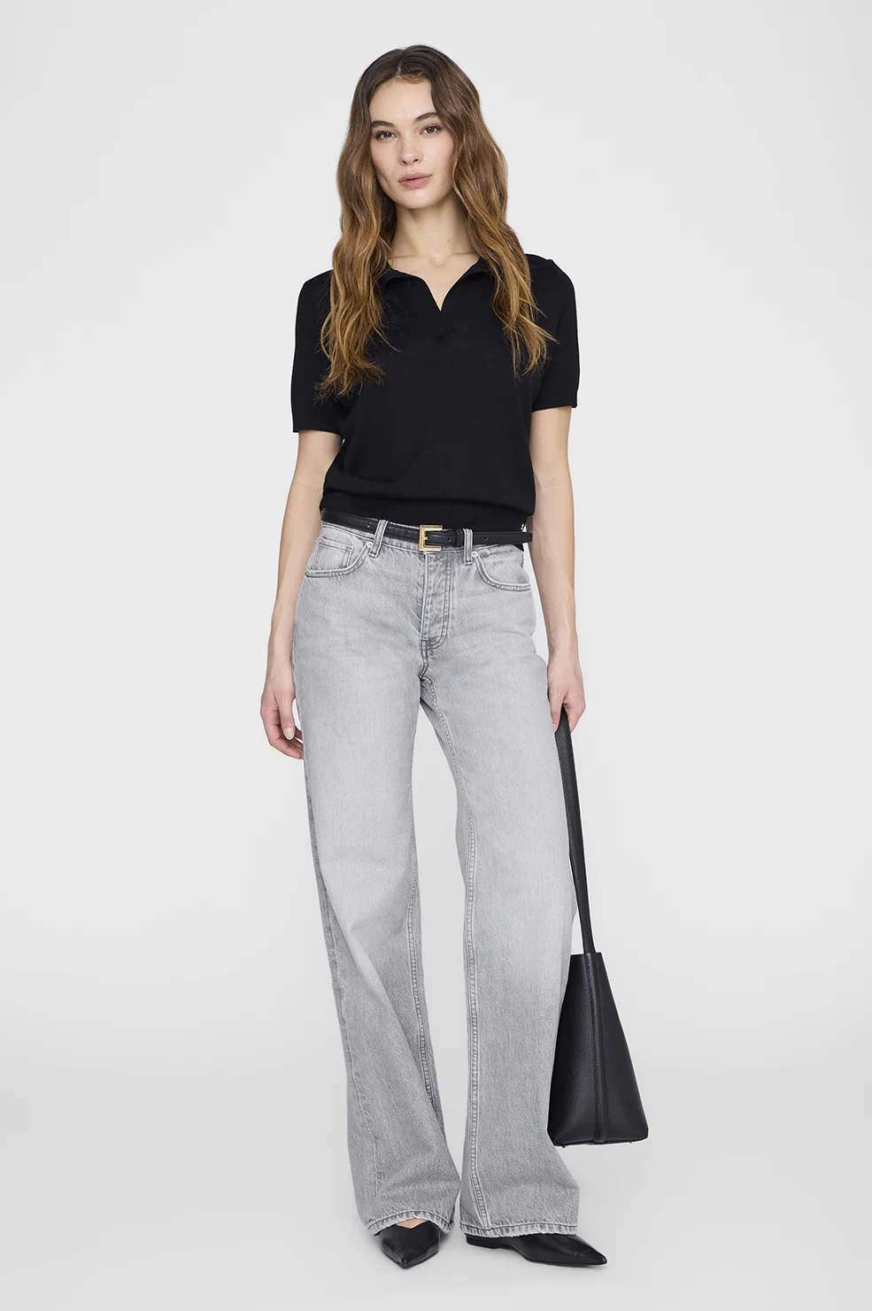 Moni Polo Sweater Black