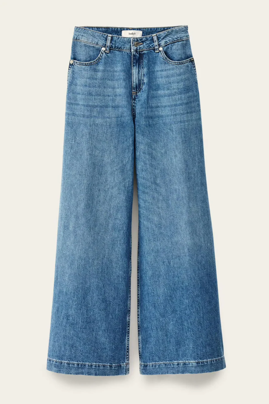 Musc Wide Leg Jeans Used Blue - Image 4