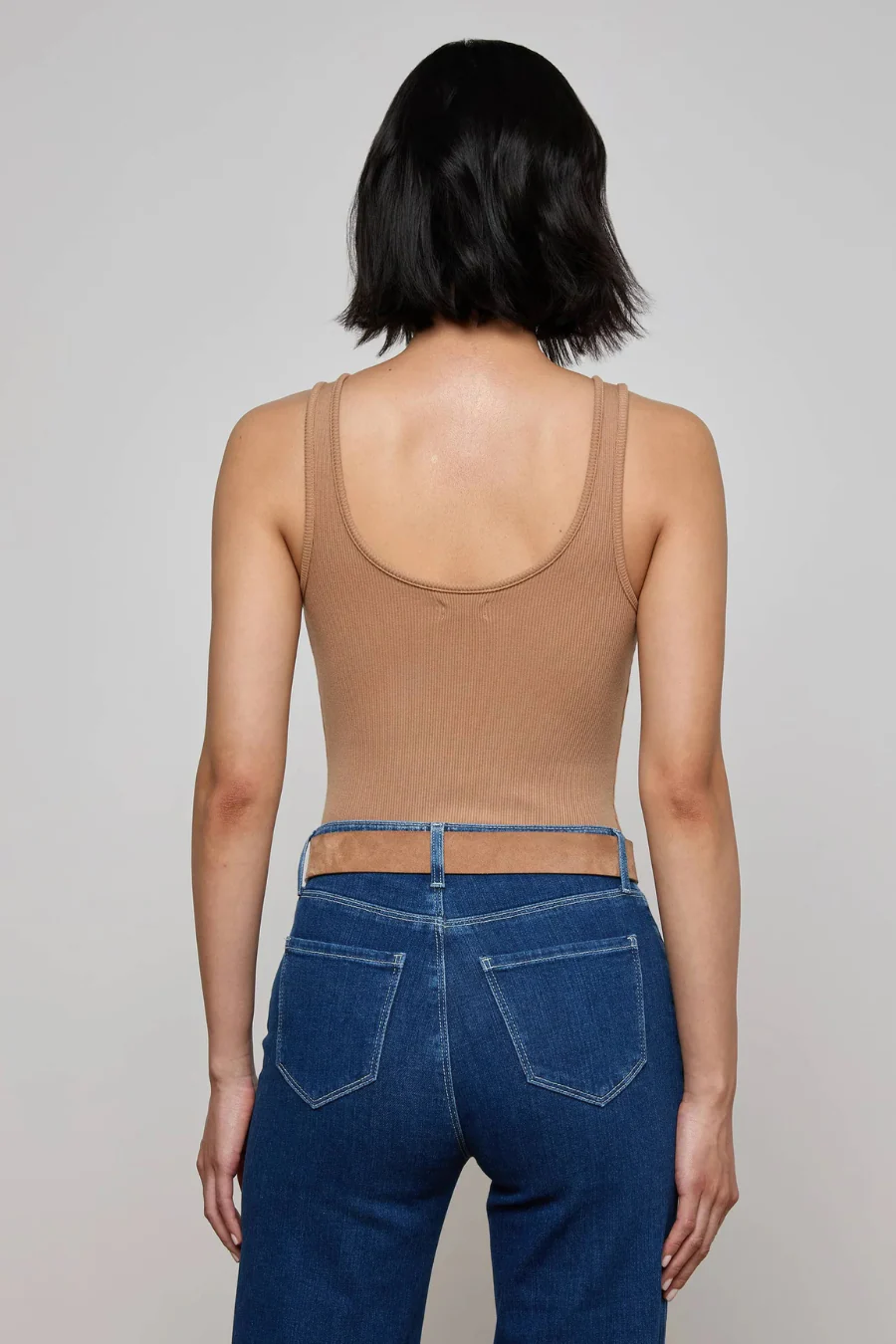 Nica Scoopneck Bodysuit Cinnamon Swirl - Image 2