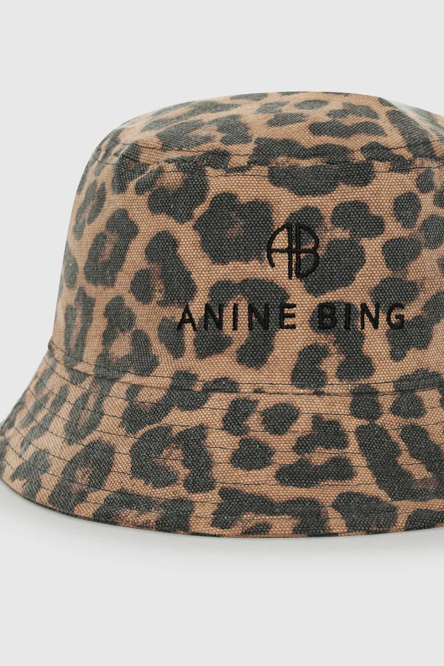 Nicks Bucket Hat Black And Brown Leopard - Image 4