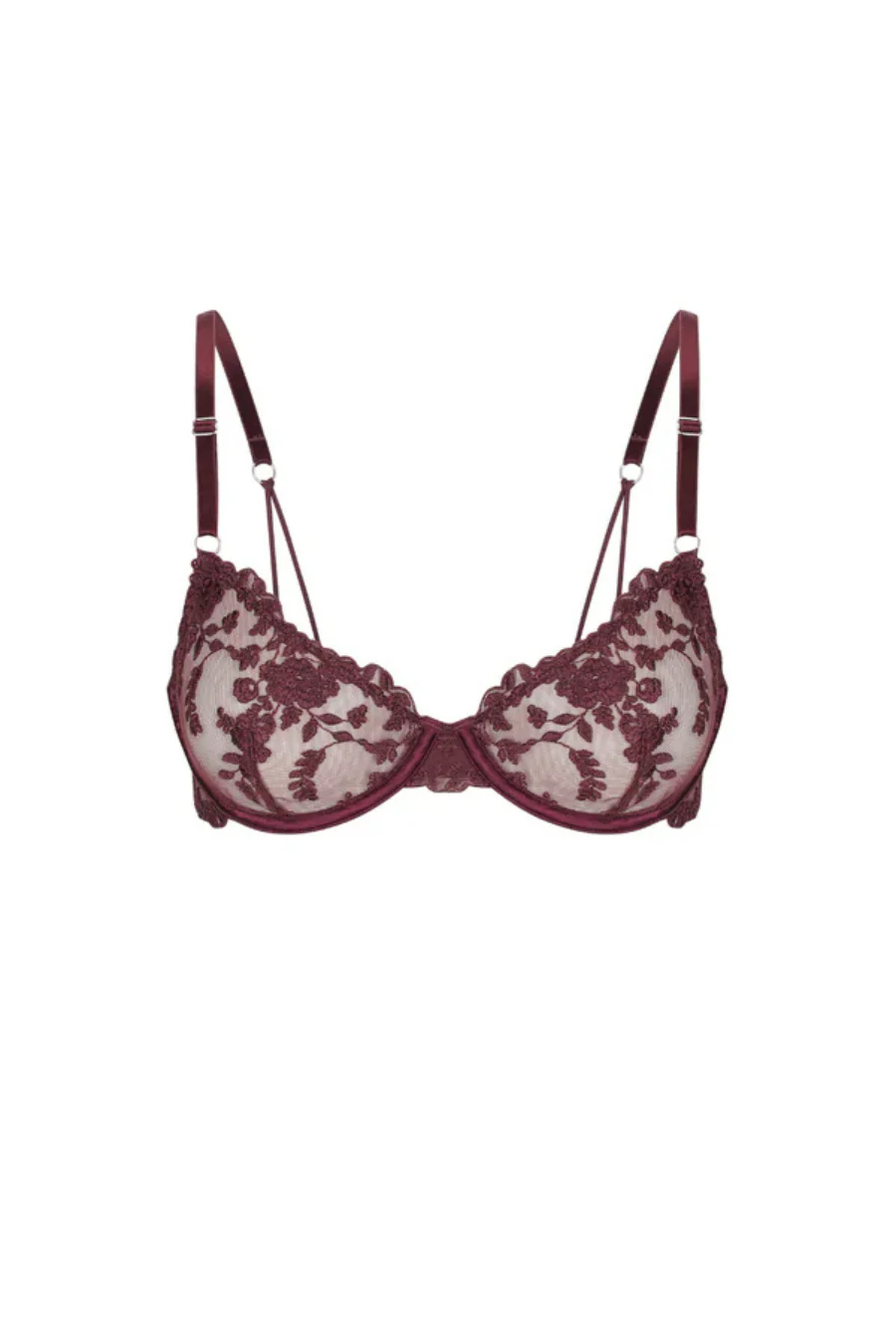 Nicolette Underwire Bra Raisin