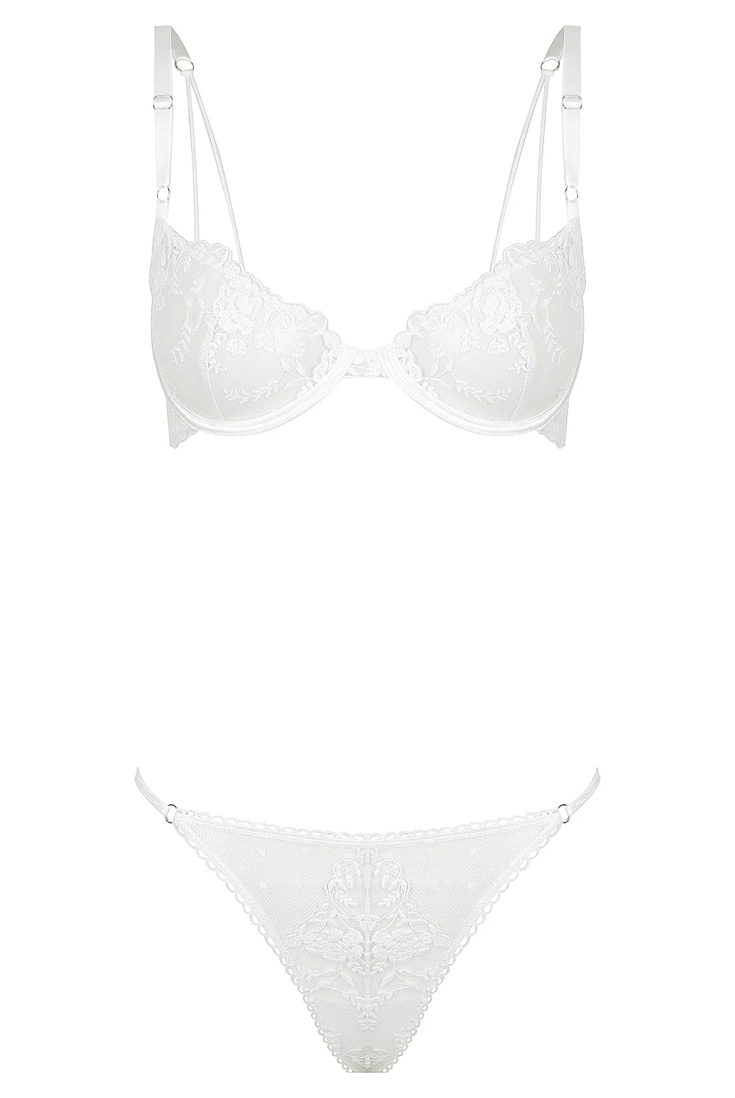 Nicolette Underwire Bra White - Image 4