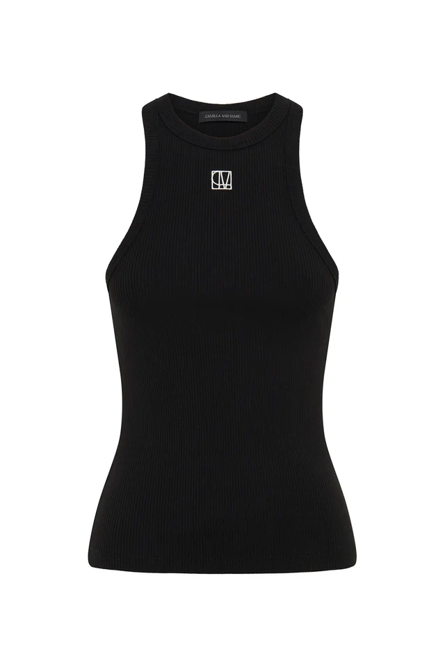 Nora Rib Top Black - Image 5