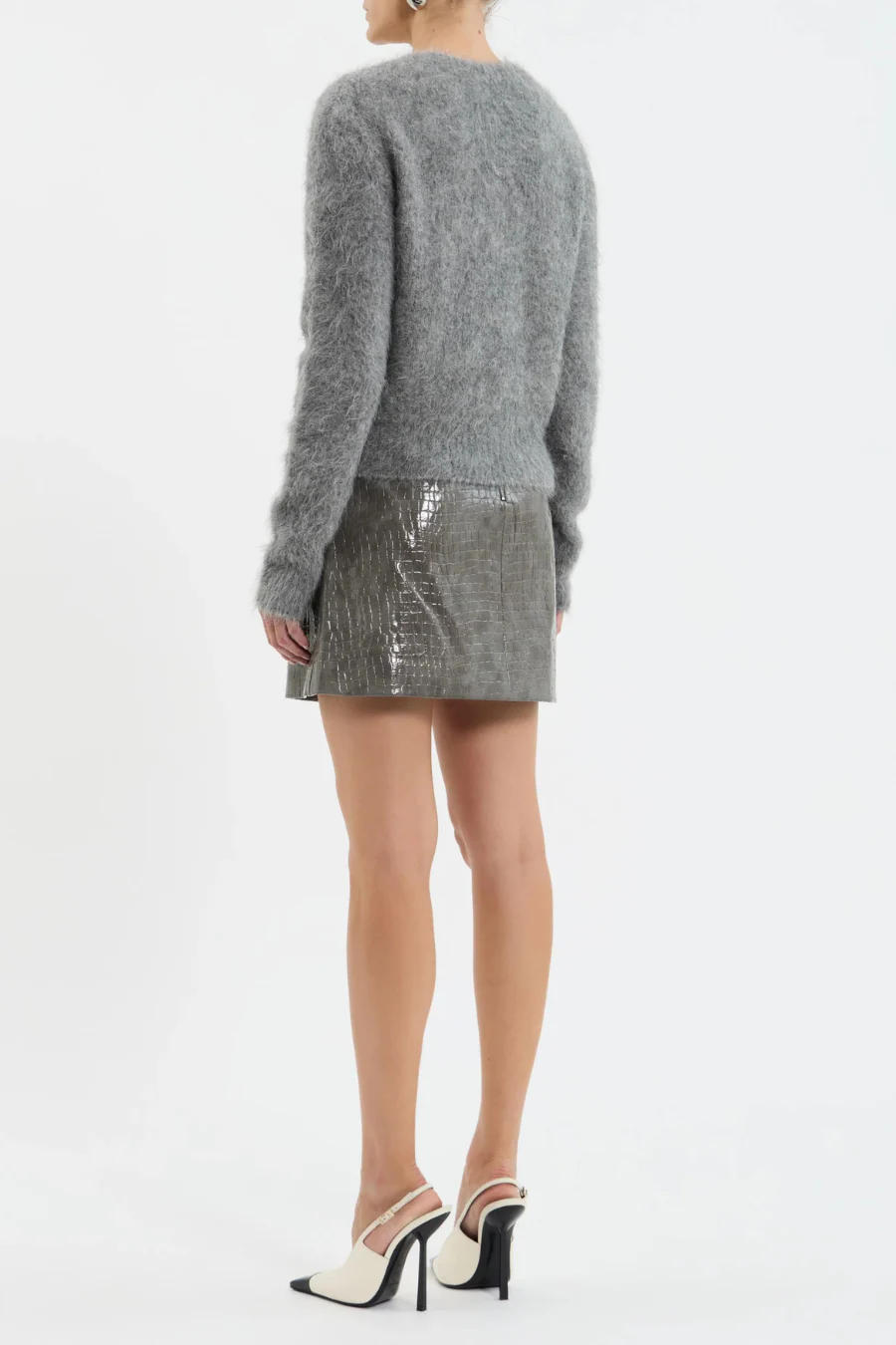 Oakley Cardigan Grey Marle - Image 2