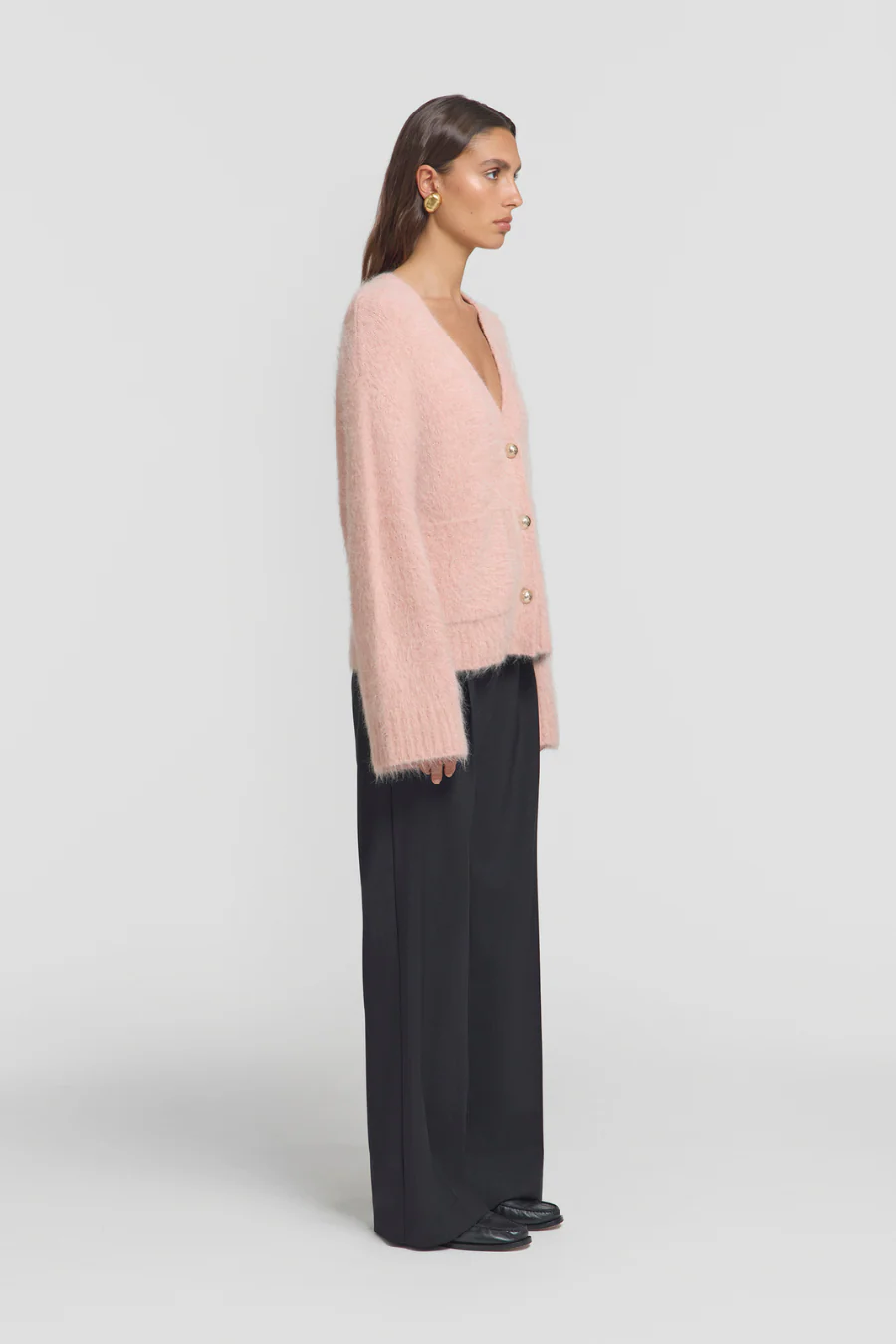 Ontario Cardigan Bougainville Pink - Image 3