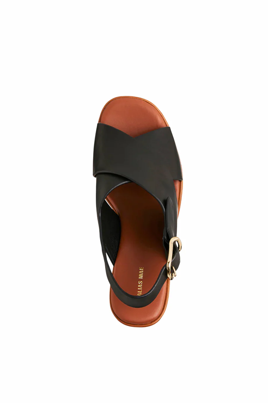 Ophelia Wedge Black Leather - Image 2
