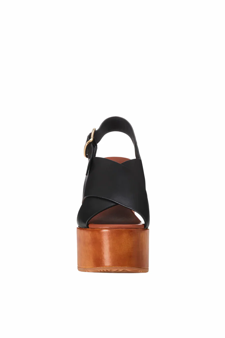 Ophelia Wedge Black Leather - Image 3