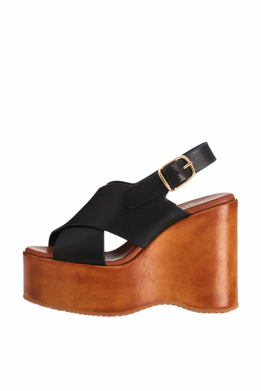 Ophelia Wedge Black Leather - Image 4