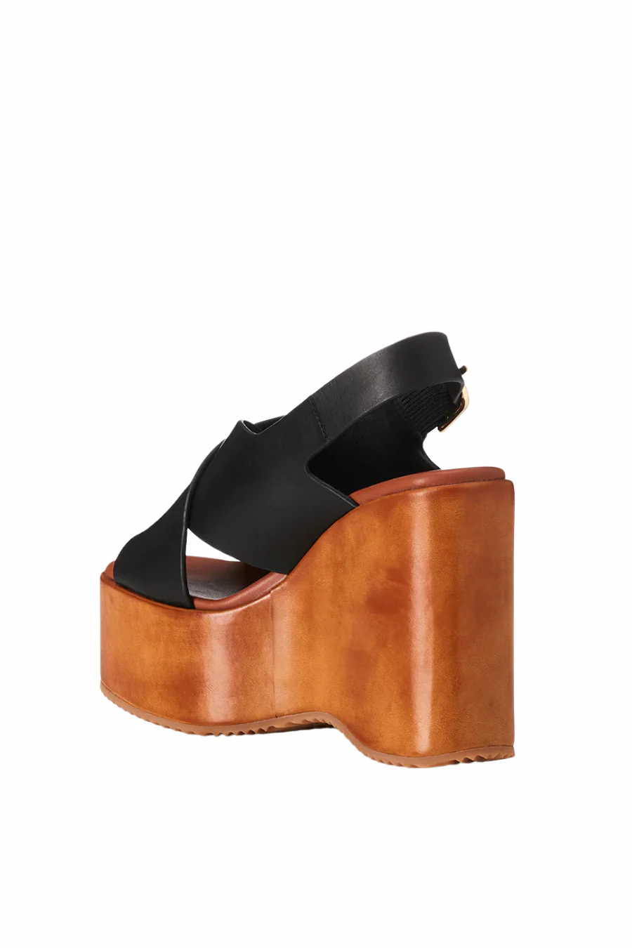 Ophelia Wedge Black Leather - Image 5