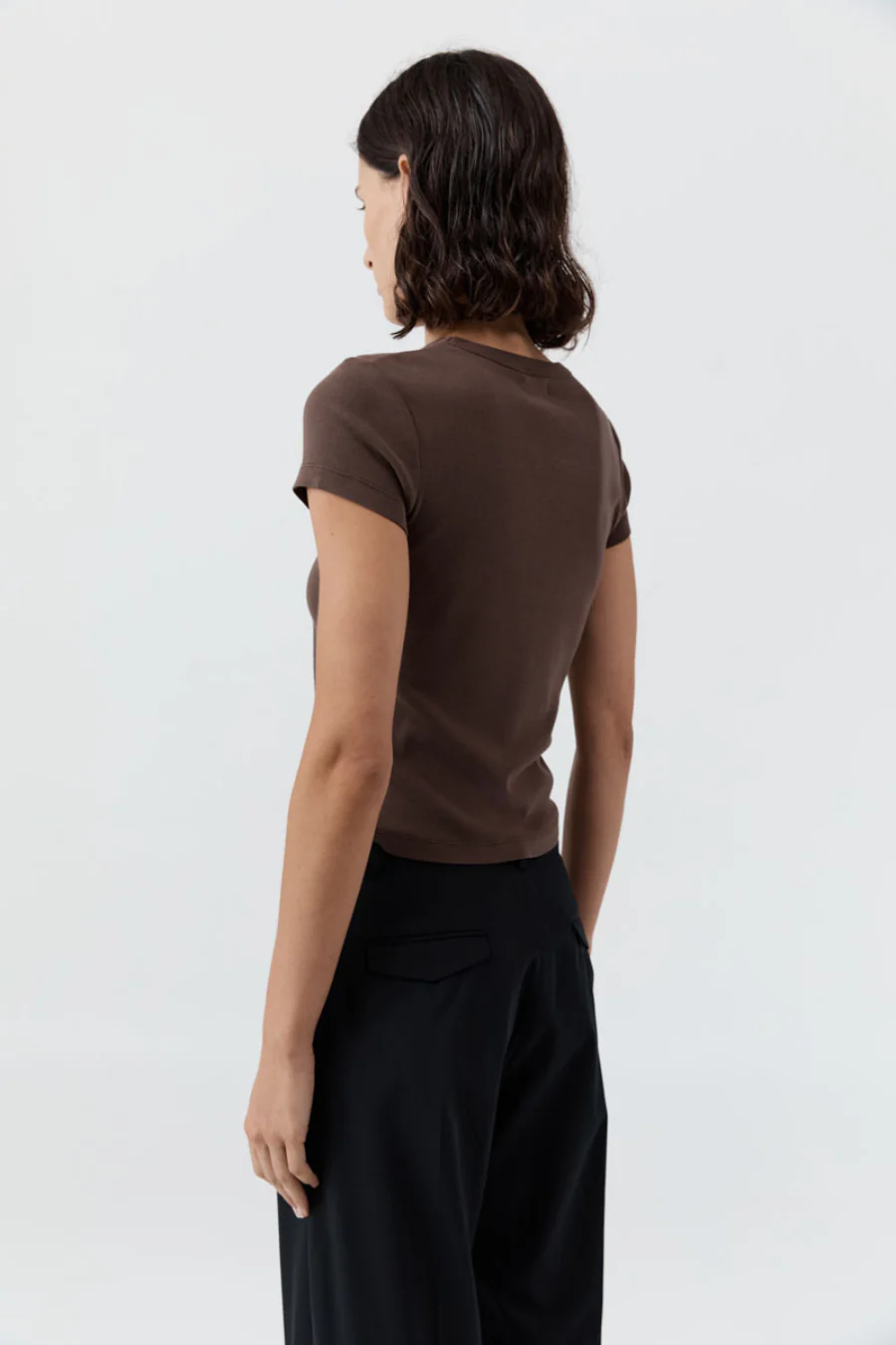 Organic Cotton Baby Tee Fudge - Image 2