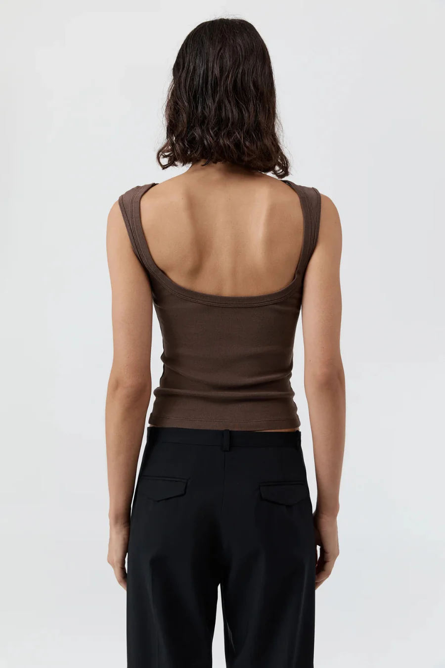 Organic Cotton Ballerina Top Fudge - Image 2