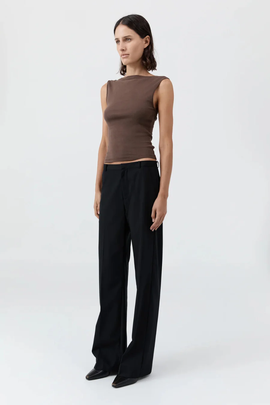 Organic Cotton Ballerina Top Fudge - Image 3