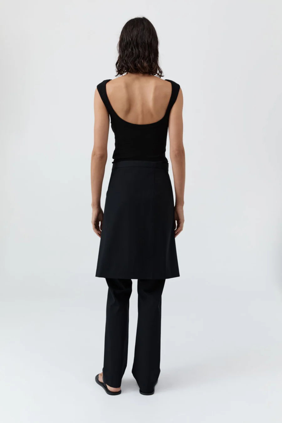 Organic Cotton Ballerina Top Jet Black - Image 3