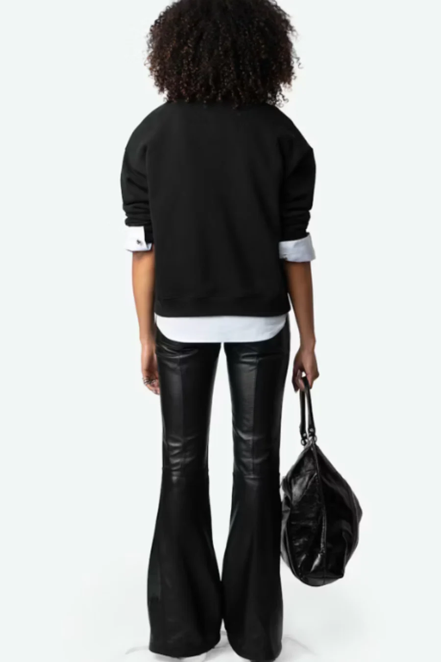 Oscar Love Yourself Diamante Sweatshirt Noir - Image 2