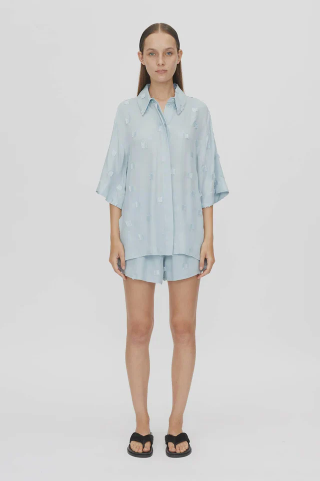 Ottilie 2.0 Short Sleeve Shirt Soft Blue