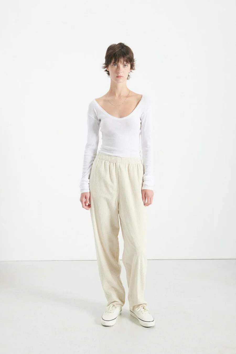 Padow Trousers Vintage Ecru