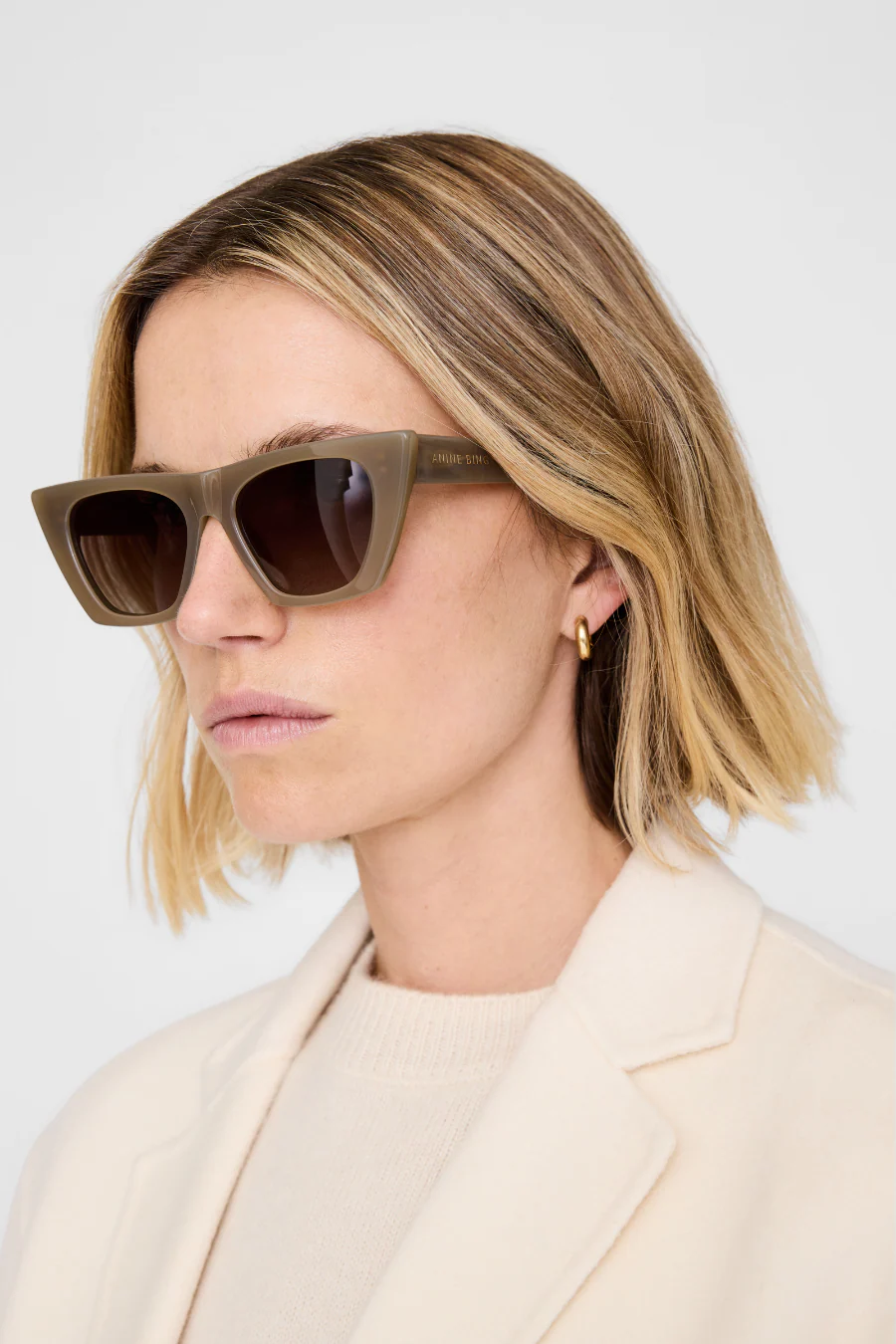 Paris Sunglasses Dark Olive - Image 2