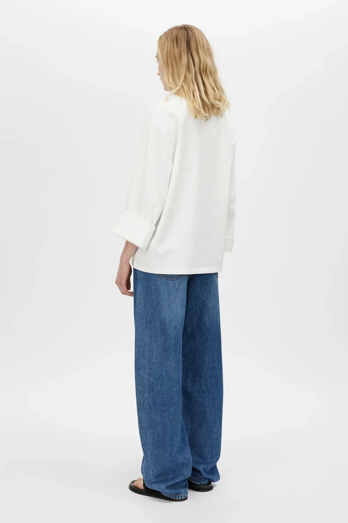 Peretti Long Sleeve Tee Soft White - Image 2