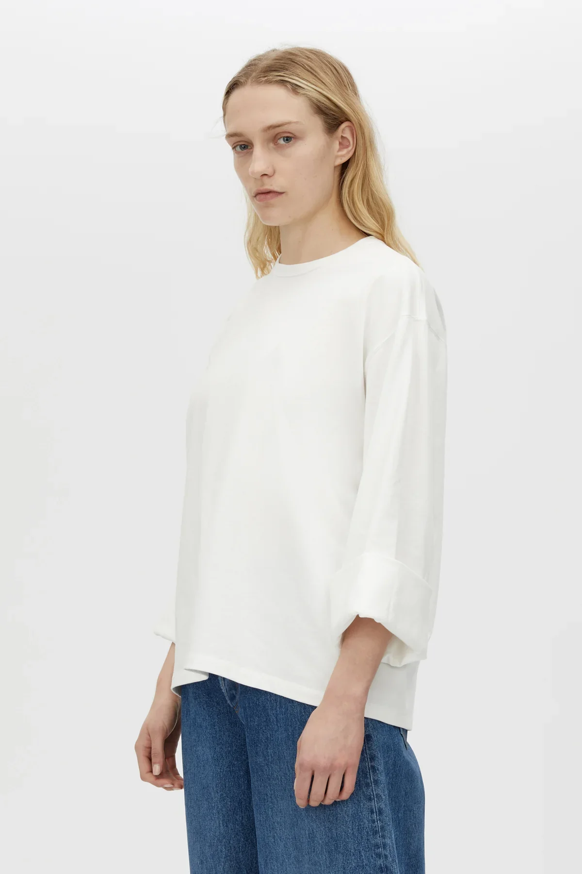 Peretti Long Sleeve Tee Soft White - Image 3