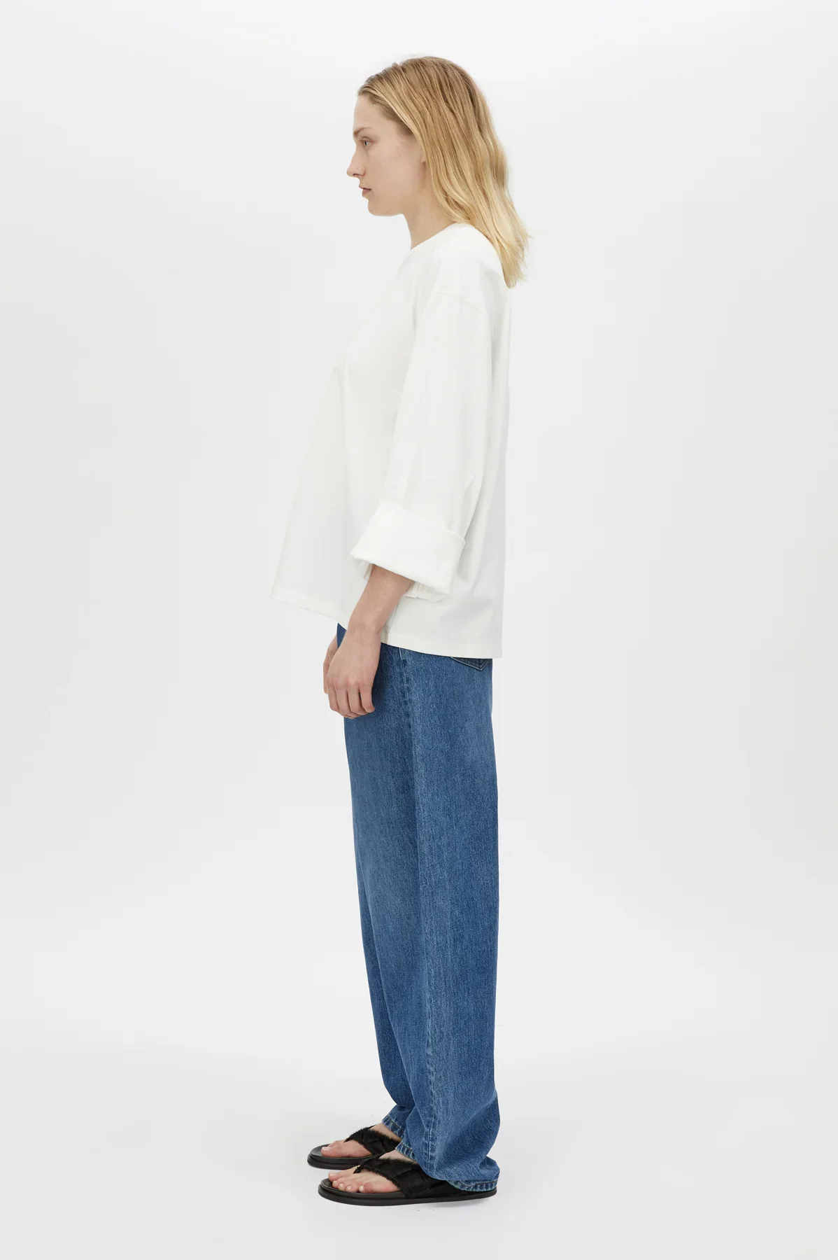Peretti Long Sleeve Tee Soft White - Image 4