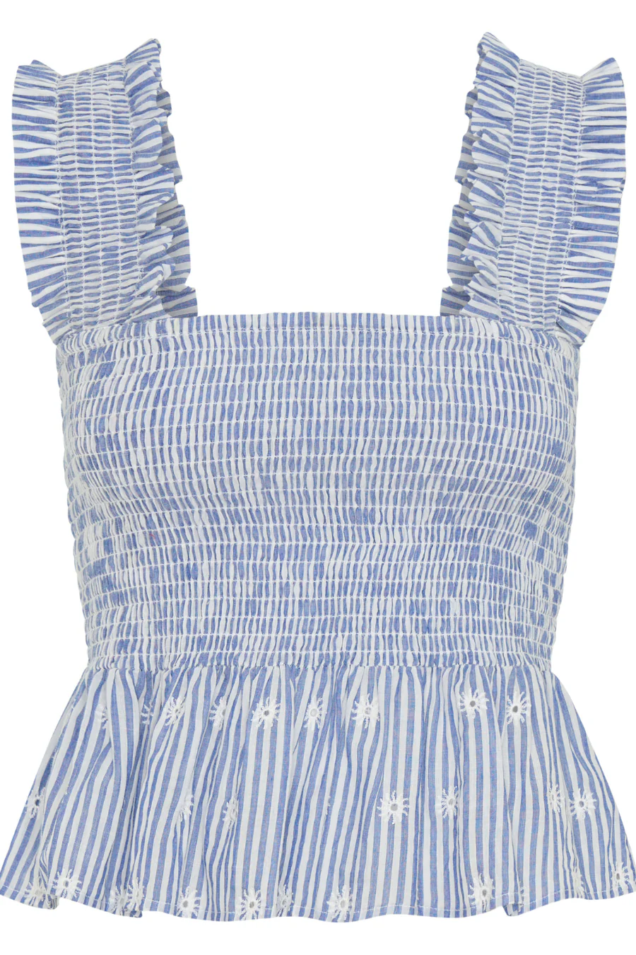 Perse Top Eyelet Stripe Voile - Image 3