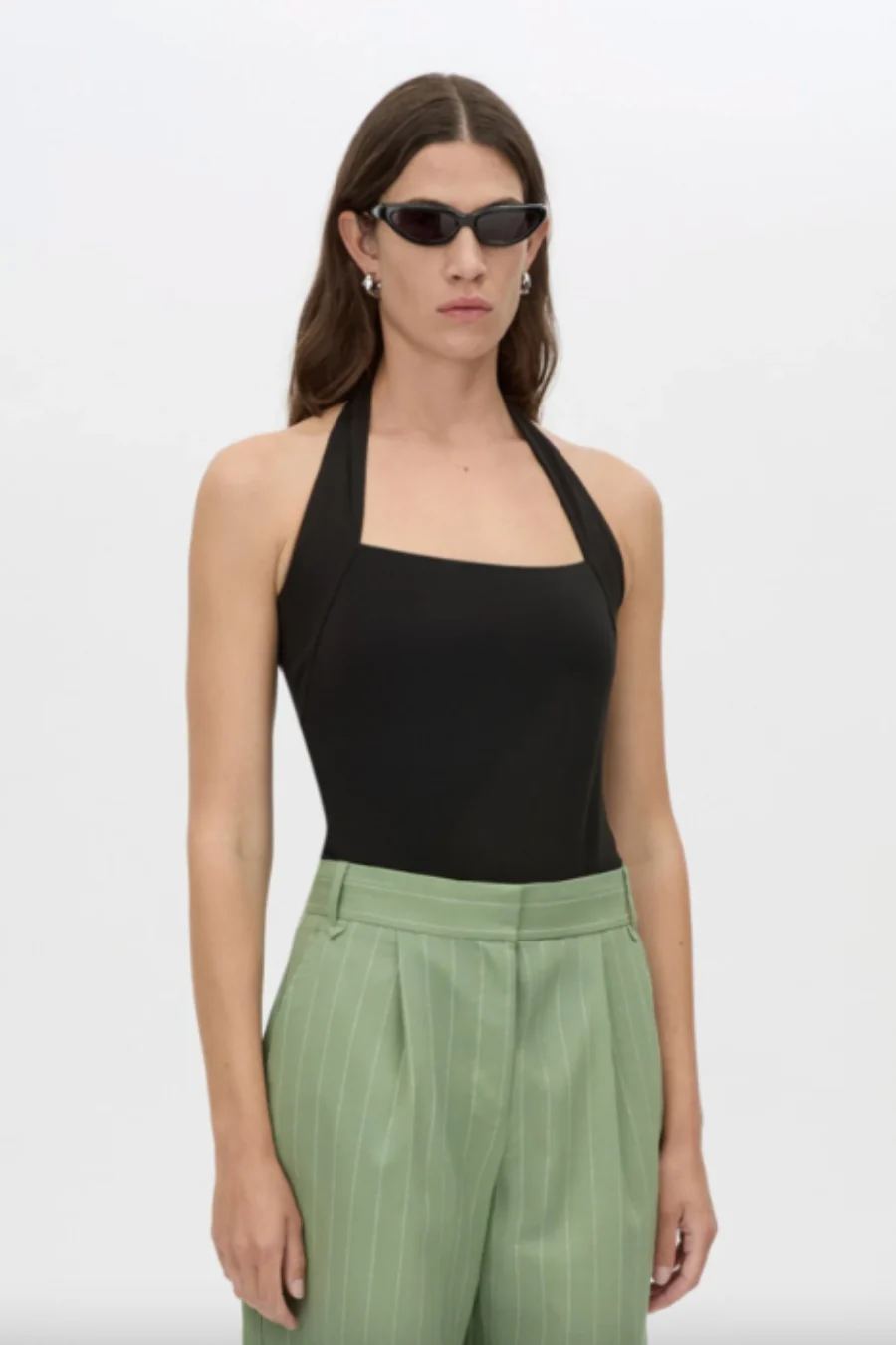 Phoebe Halter Neck Bodysuit Black - Image 4