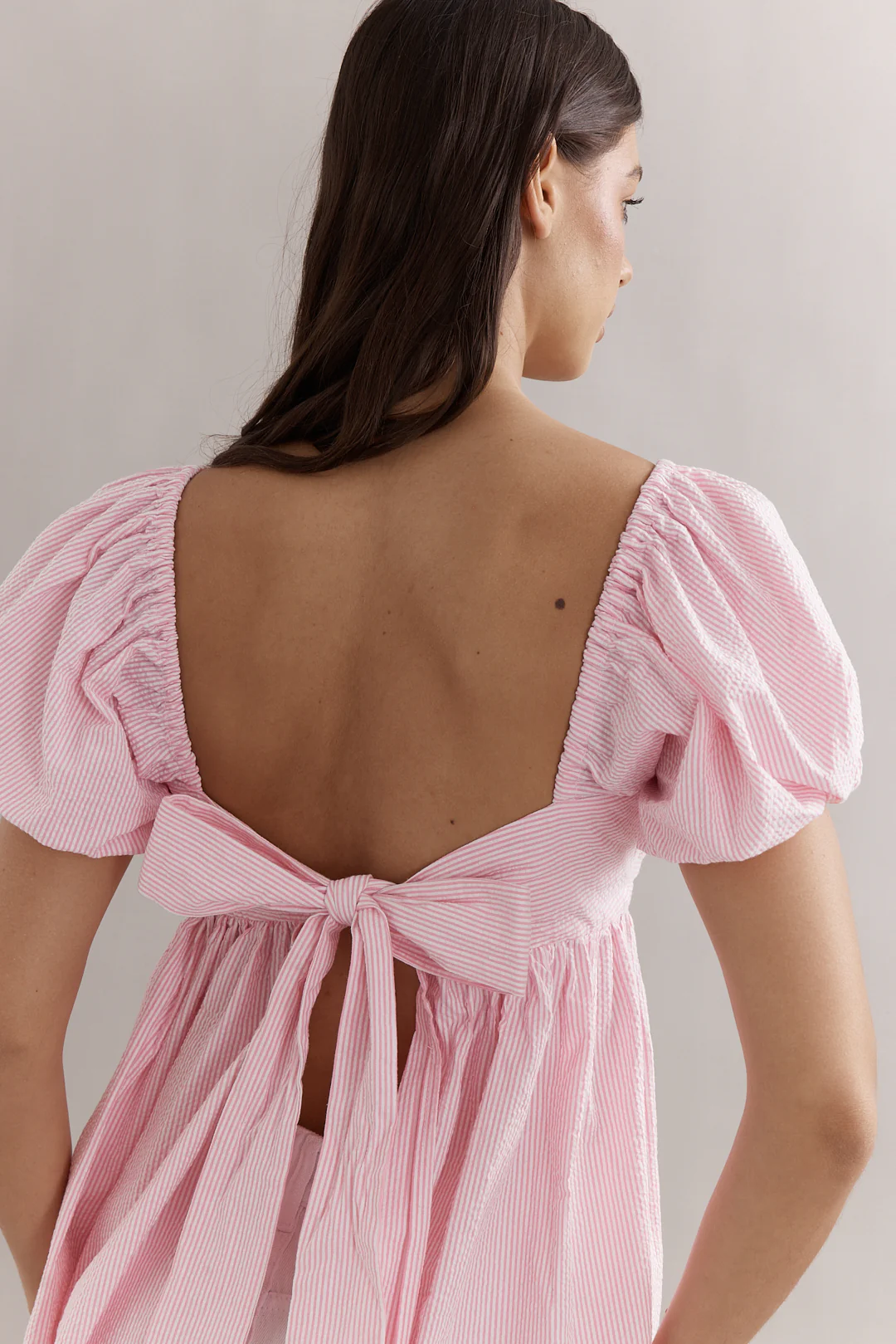 Piper Bodice Pink Seersucker - Image 5