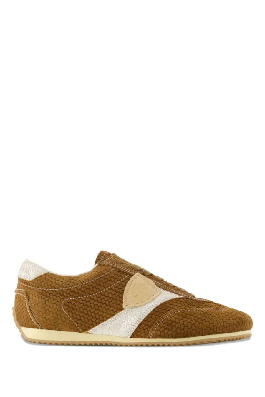 Planche Low Woman Daim Tresse Tabac