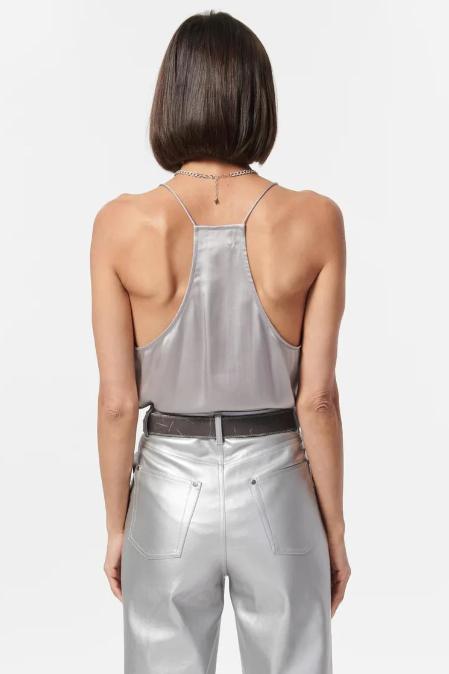 Racer Charmeuse Cami Quill - Image 2