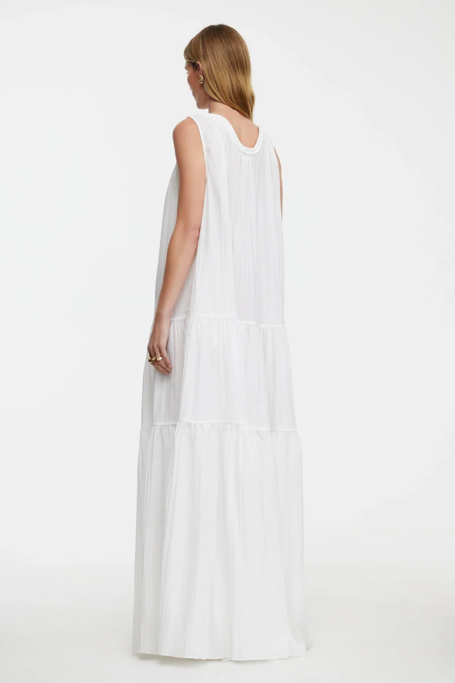 Radmoor Maxi Dress Ivory - Image 3
