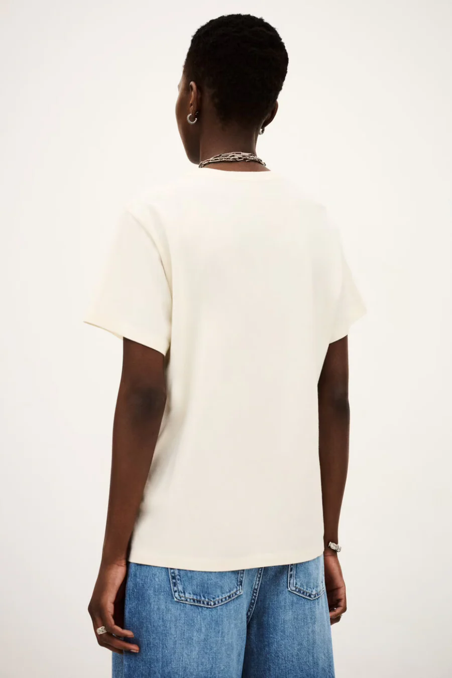 Reese T-shirt Ecru - Image 3