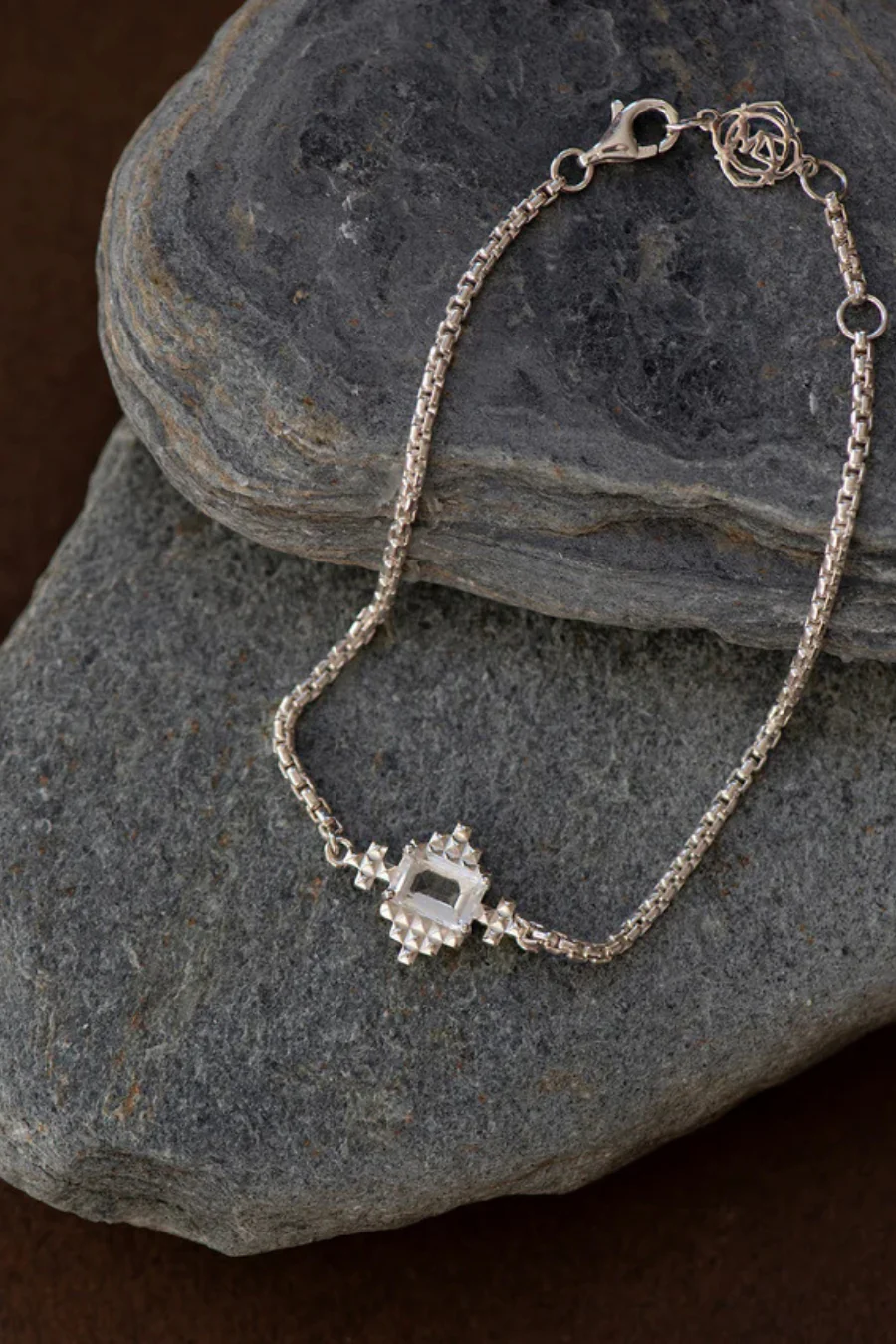 Reya Bracelet Sterling Silver White Topez - Image 3