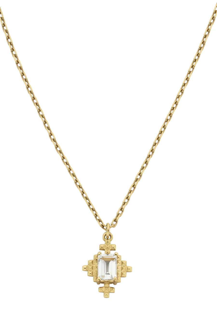Reya Necklace Gold With White Topaz - Image 2