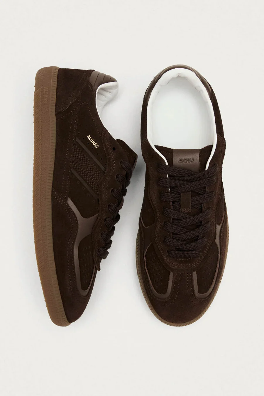 Rife Chocolate Brown Leather Sneaker - Image 2