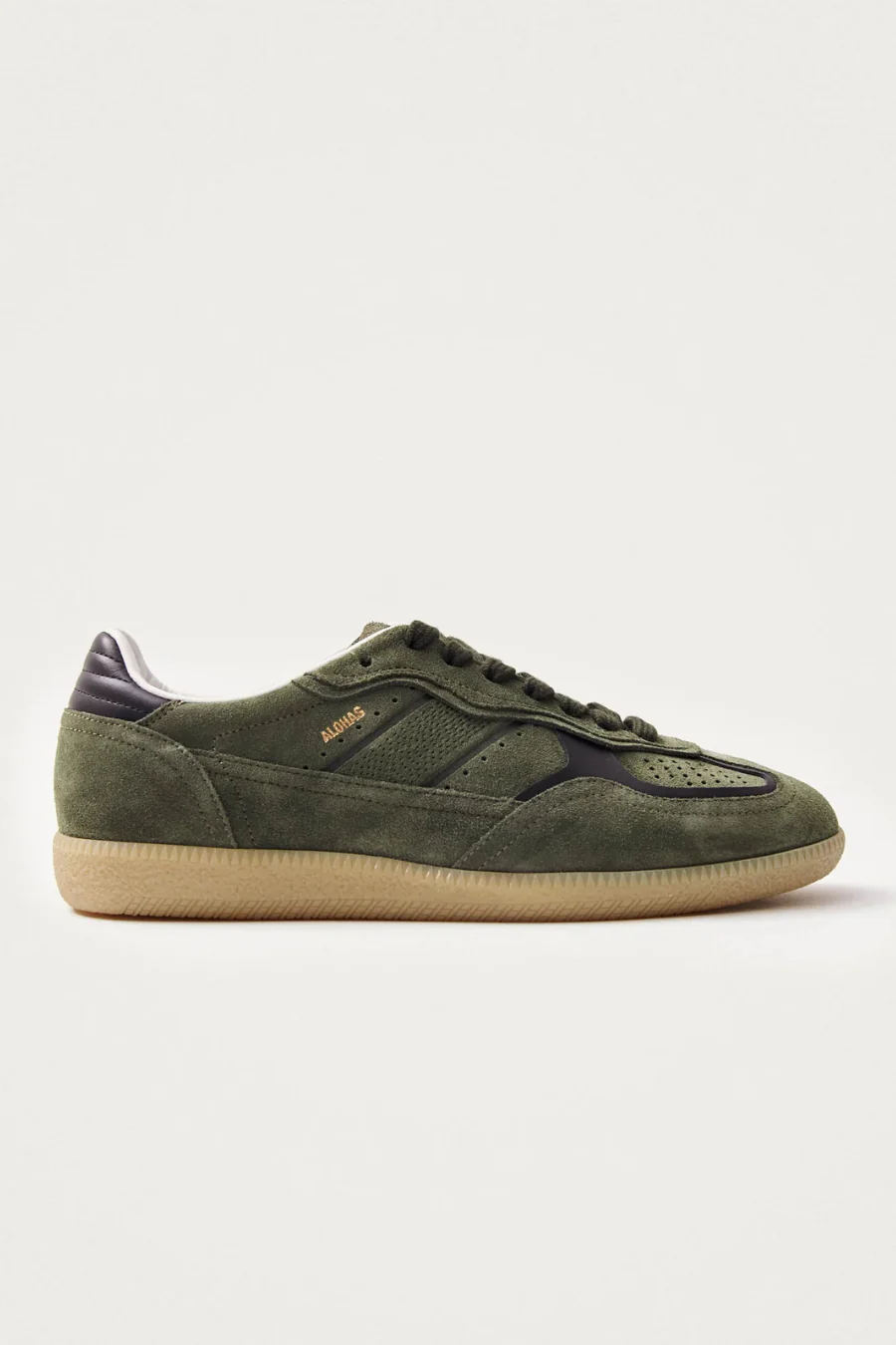 Rife Dusty Olive Leather Sneaker