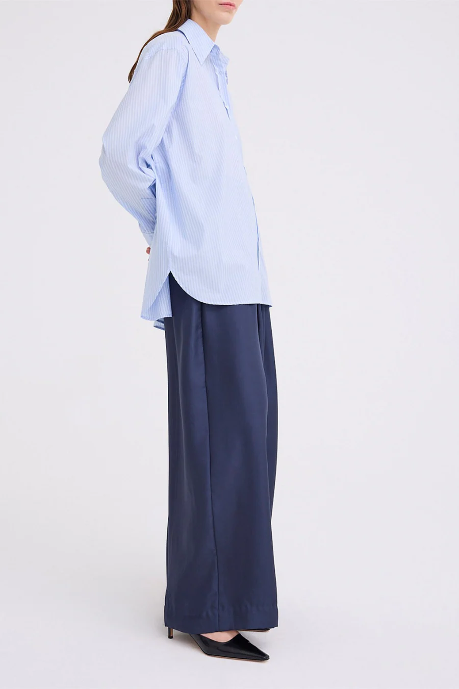Robyn Shirt Blue Twin Stripe - Image 3