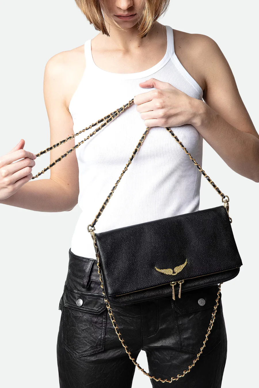 Rock Clutch Noir Gold - Image 3