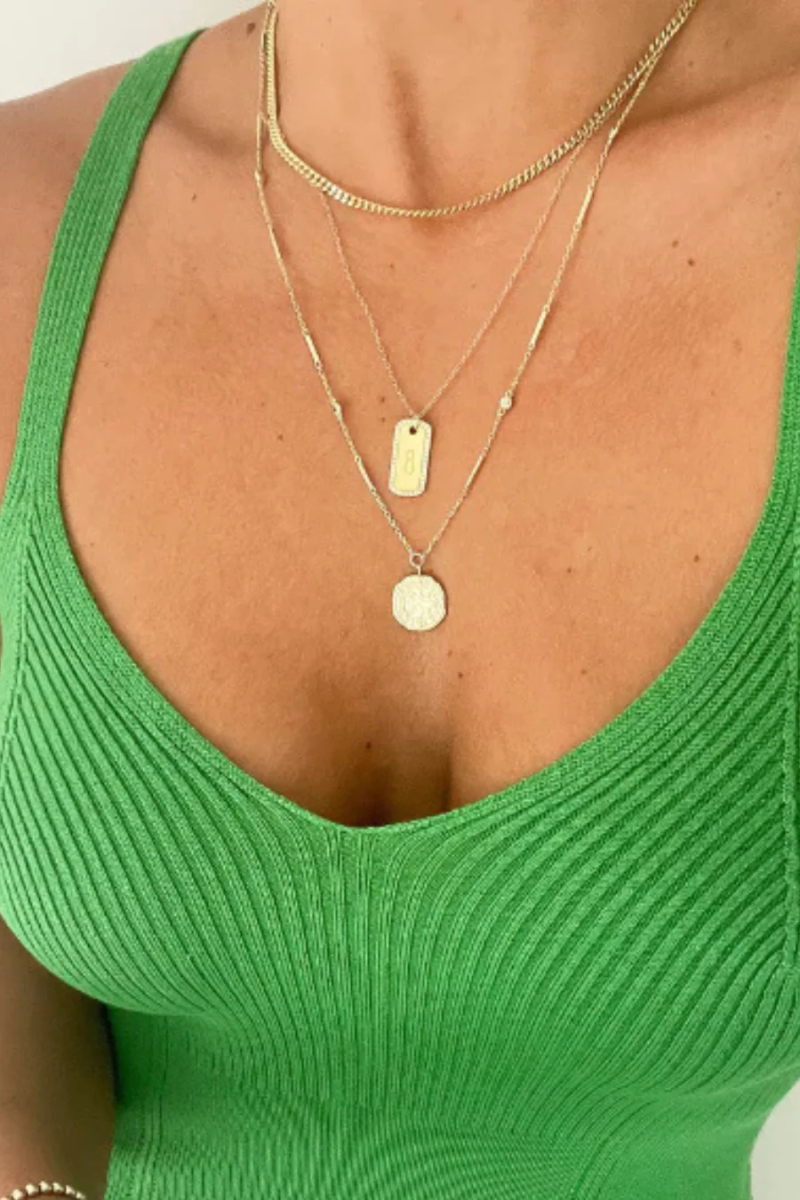 Rome St. Benedict Coin Necklace Gold - Image 2