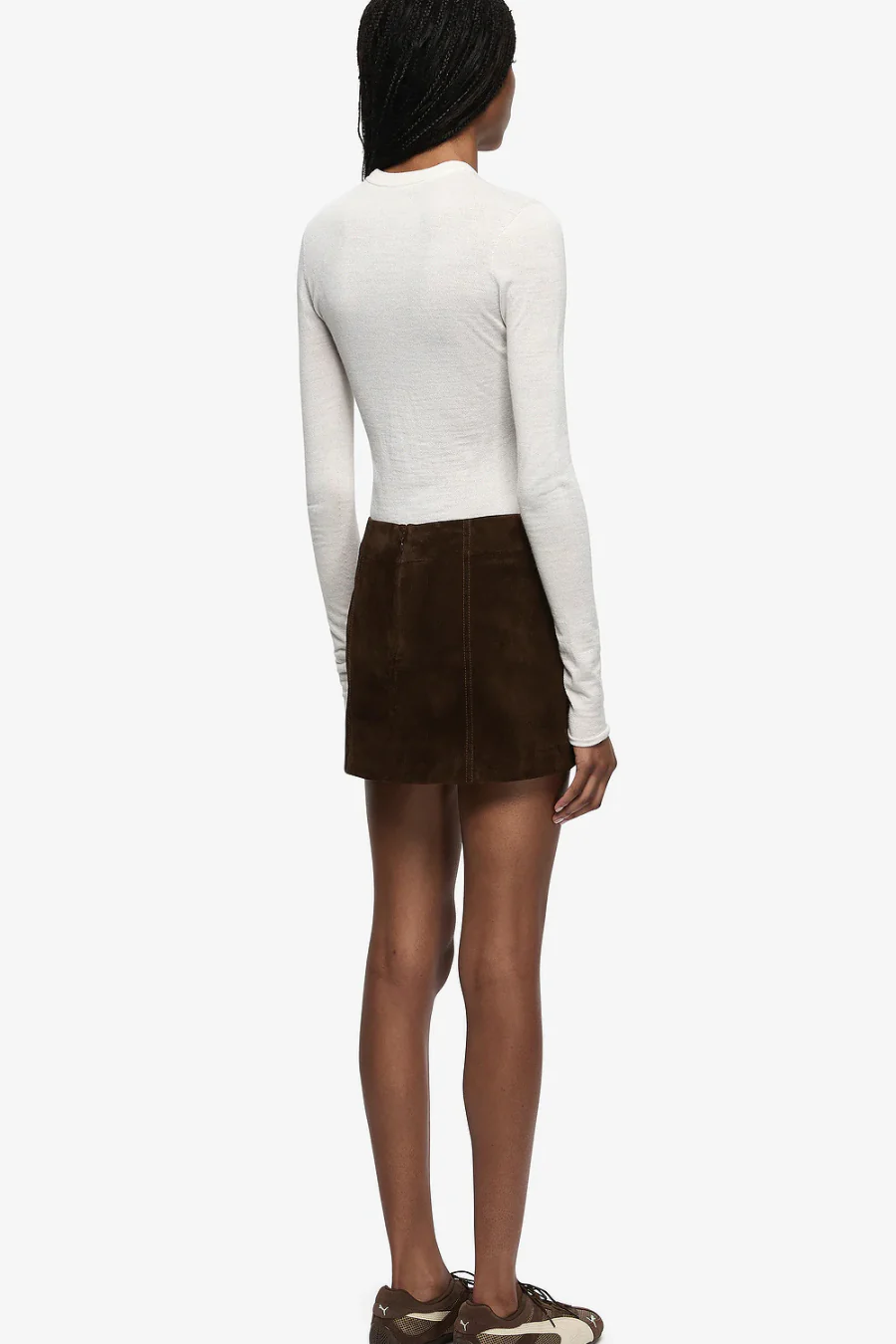 Rue Long Sleeve Top Ivory - Image 3
