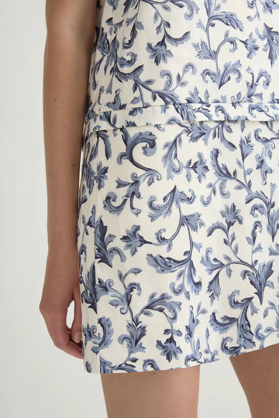 Rue Shift Mini Dress Blue Baroque - Image 3