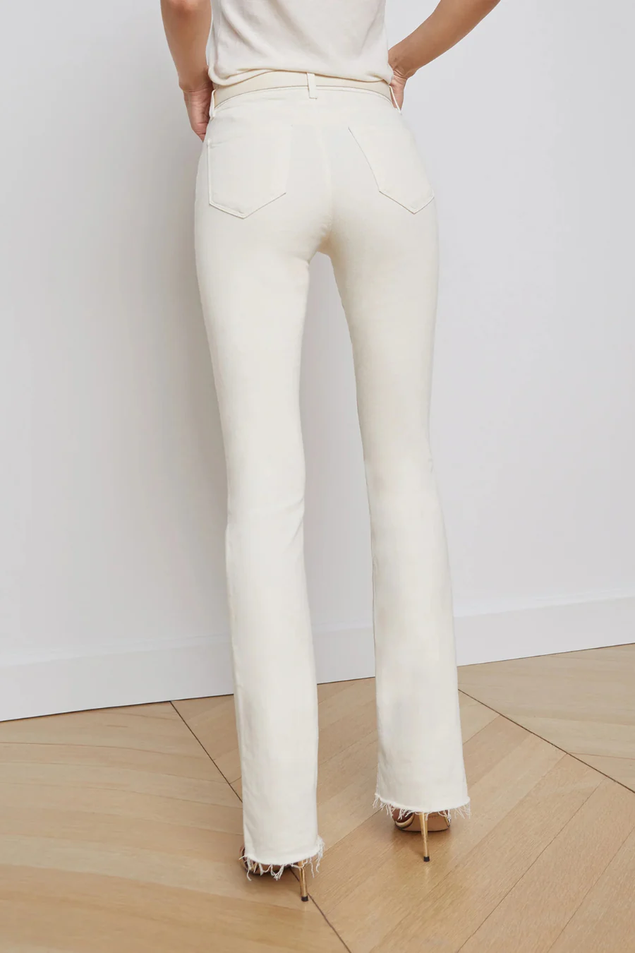 Ruth Straight Leg Jean Vintage White - Image 2