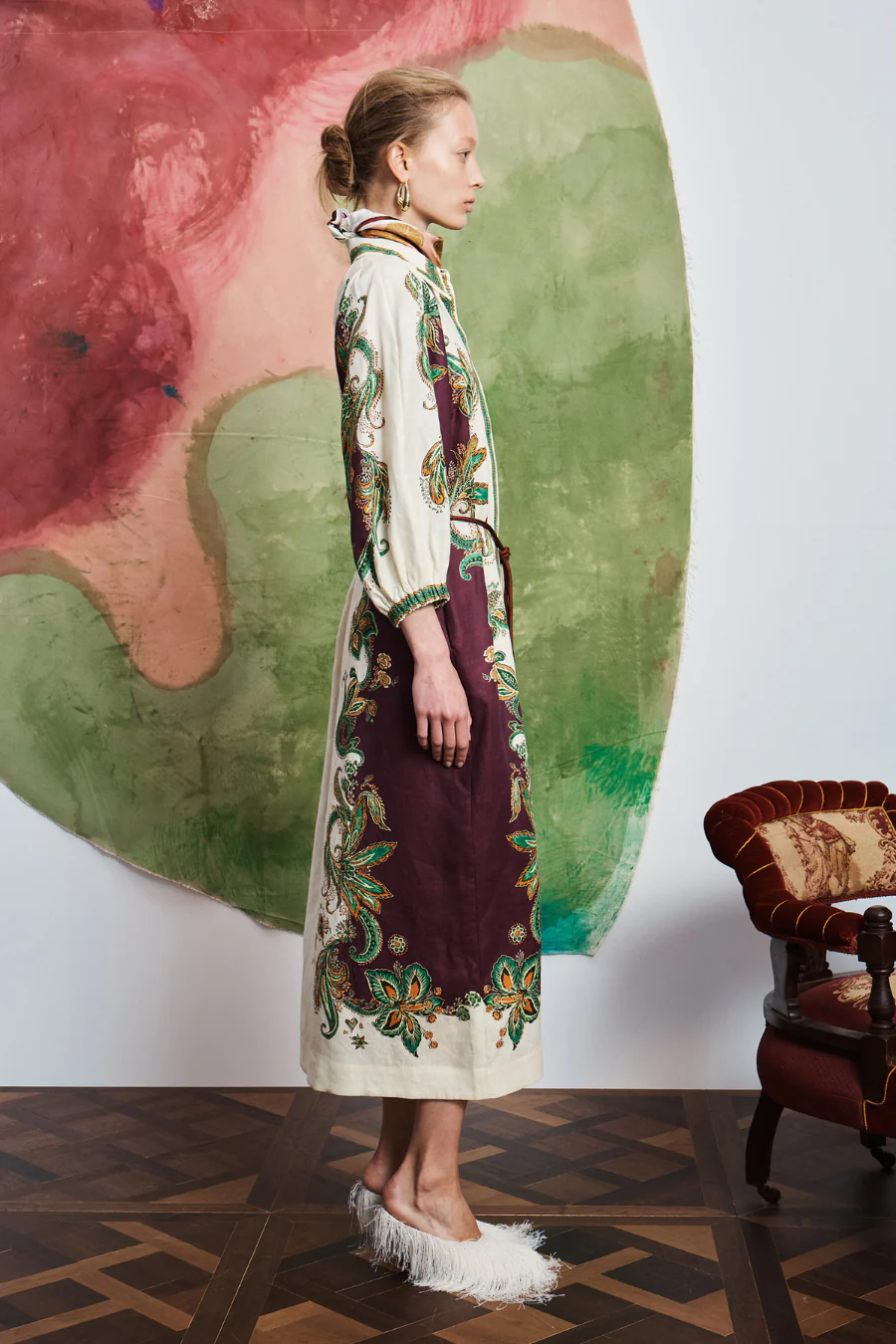 Ruthie Short Sleeve Shirtdress Multi - Image 2