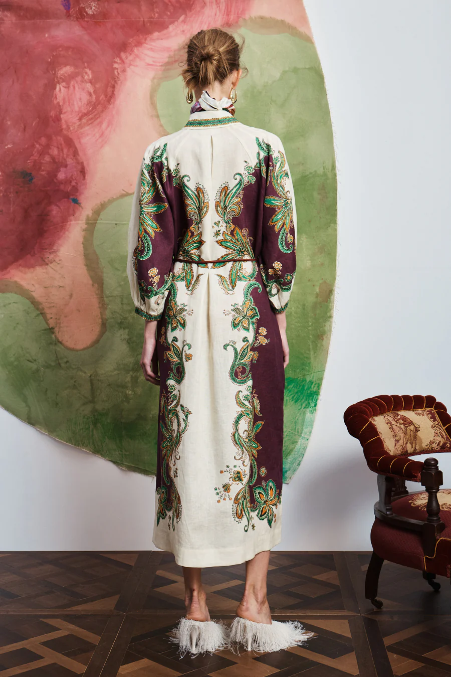 Ruthie Short Sleeve Shirtdress Multi - Image 3