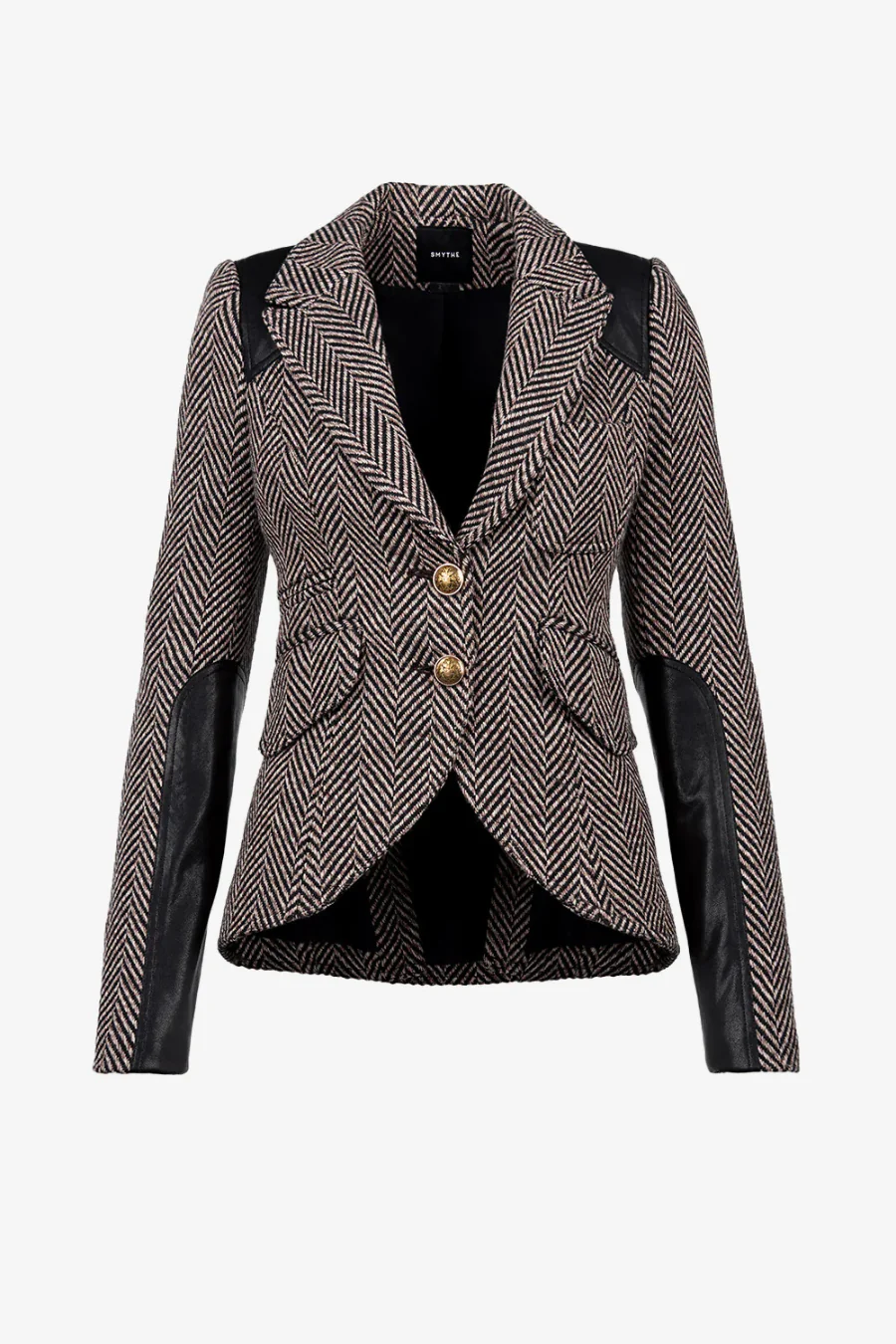 Saddle Patch Equestrian Blazer Tobacco Herringbone - Image 3