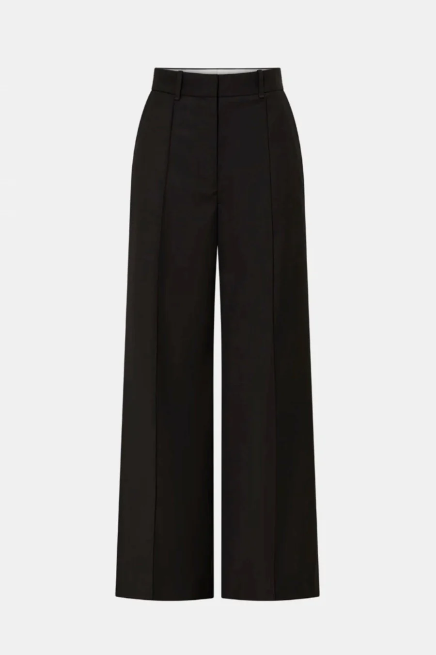 Saxony High Waisted Pintuck Pant Espresso - Image 3