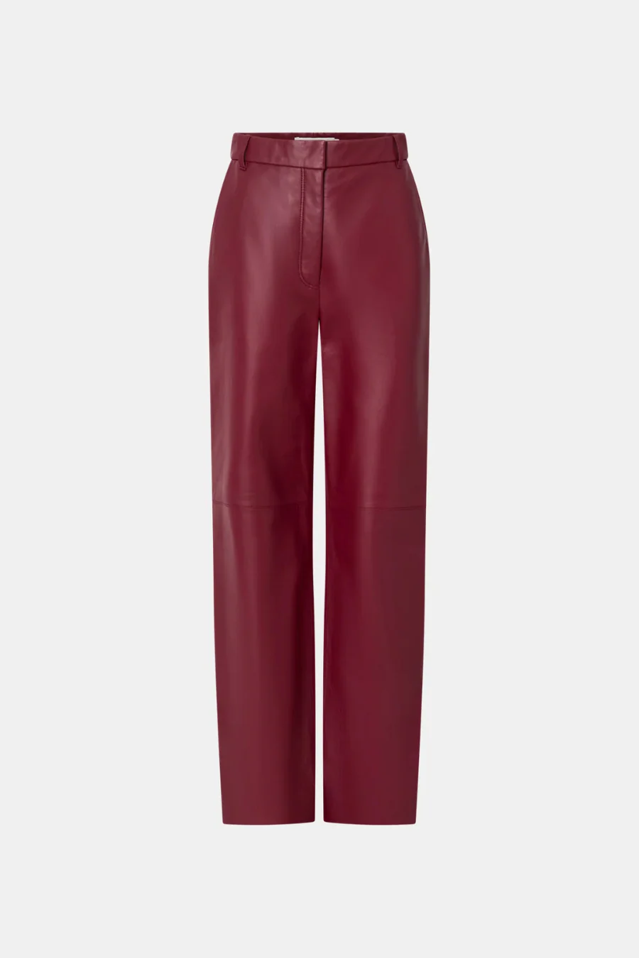 Selita Leather Pant Garnet Red - Image 4
